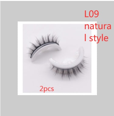 Reusable 3D Mink Lashes Natural False Eyelashes Self Adhesive Fake Glue Free Makeup Eyelash Extension Silk Reusable 3D Mink Lashes Natural False Eyelashes Self Adhesive Fake Glue Free Makeup Eyelash Extension Silk